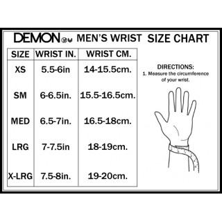 Demon flexmeter wrirst guard double black D3o