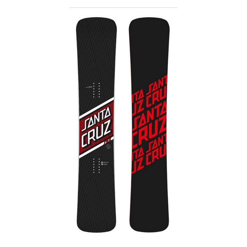 PLANCHE SNOWBOARD SANTA CRUZ SRX ROUGE ET NOIR 159 CM