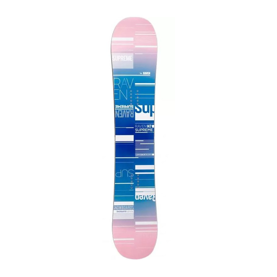 planche de snowboard raven supreme white