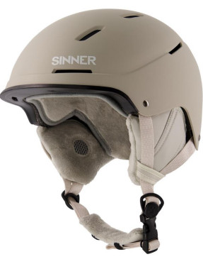 casque de ski sinner whistler light grey