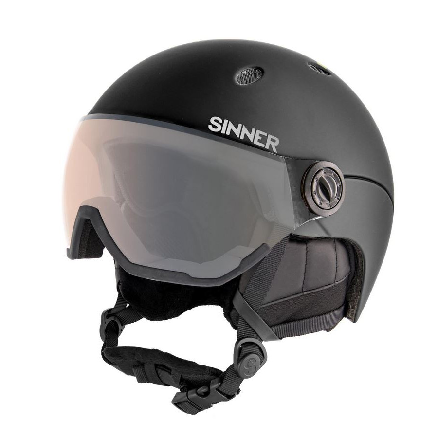 Casque Sinner Titan visor trans+ matte black  cat 1-3 orn