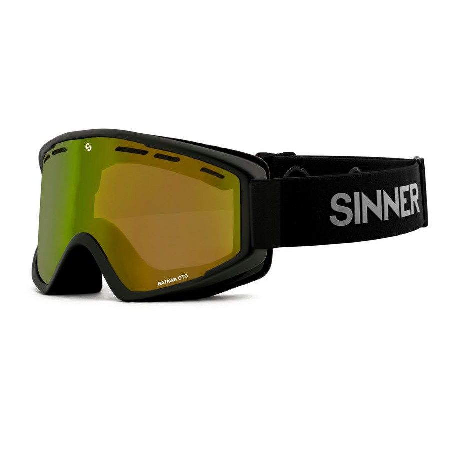 Masque sinner Batawa OTG black écran gold green