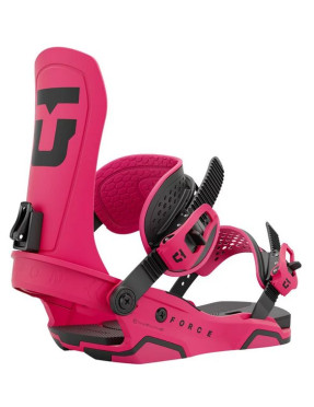 Fixations snowboard Union Force (team HB) magenta